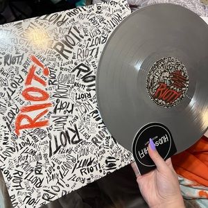 Paramore Riot! FBR25 Silver Vinyl Record LP